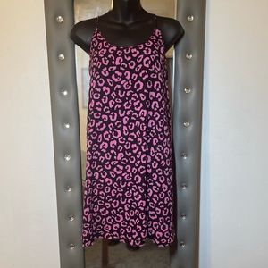 Pink/Black Slip Sundress